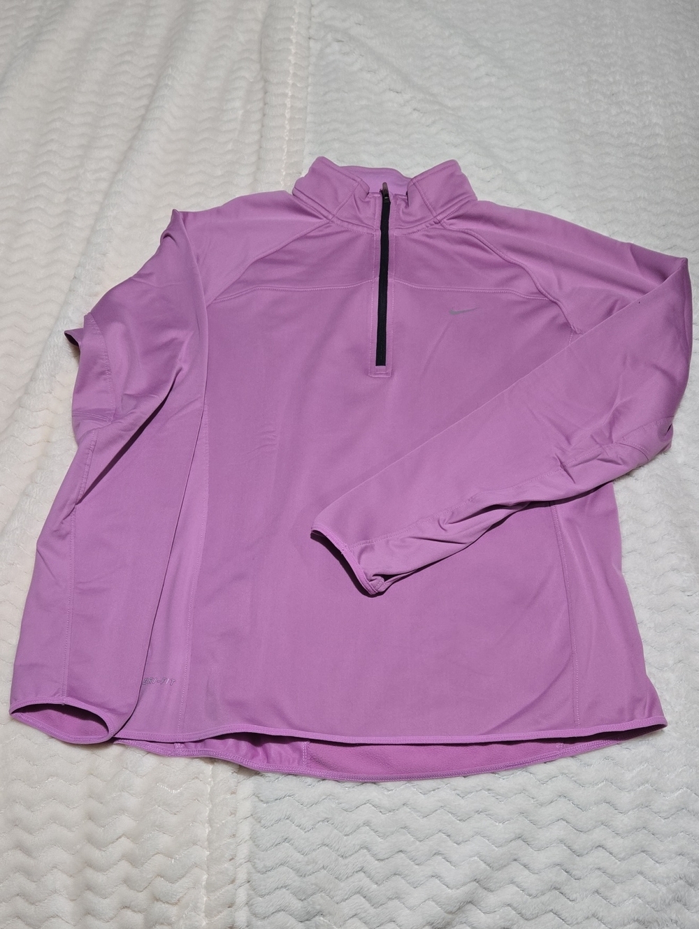 Nike Women's Lavendar Quarter-Zip Training Top